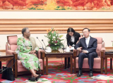 杨洁篪在中南海会见纳米比亚副总理兼外长恩代特瓦【图】
