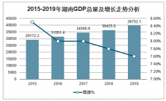 2019年湖南地區(qū)生產(chǎn)總值、農(nóng)業(yè)生產(chǎn)情況、工業(yè)發(fā)展情況、服務(wù)業(yè)發(fā)展情況及固定資產(chǎn)投資情況分析[圖]