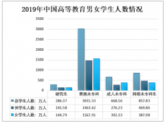 2019年中國各階段教育學生人數(shù)、男女學生人數(shù)及男女學生結(jié)構(gòu)分析[圖]