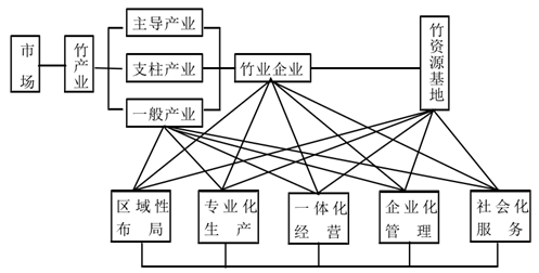 20152016年中国各地不同竹业产业化发展模式分析图