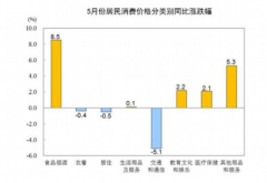 5月各地物价涨势如何？19省份涨幅低于全国