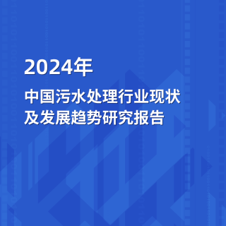 2024年中国污水处理行业现状及发展趋势研究报告