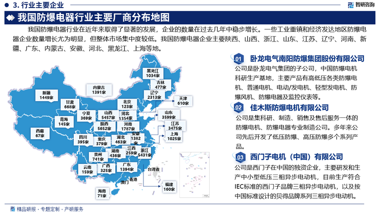 随着防爆电器纳入CCC强制性产品认证管理、下游行业安全生产标准提高、智能化生产环境普及等一系列行业生态的变化，多数现有厂商的产品将难以满足下游需求，我国防爆电器行业市场集中度的将不断提升。