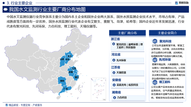 近年来随着社会对环境要求的不断提升，政府及企业对环境保护的投入逐年加大，水文监测市场空间随之拓展，吸引众多厂商进入市场参与竞争。