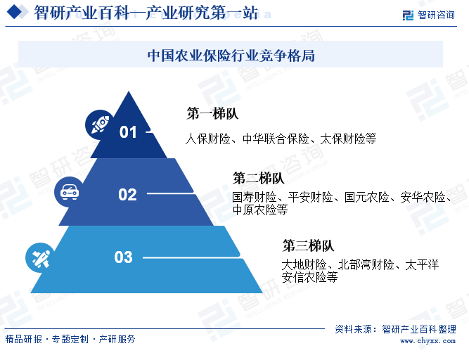 中国农业保险行业竞争格局