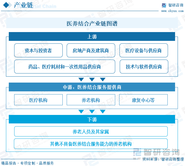 医养结合产业链图谱