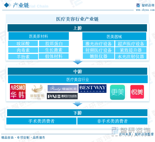 医疗美容行业产业链 