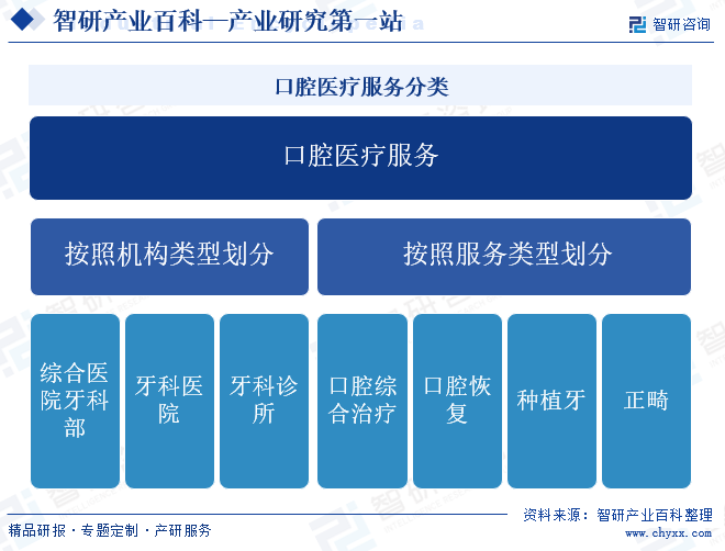 口腔医疗服务分类