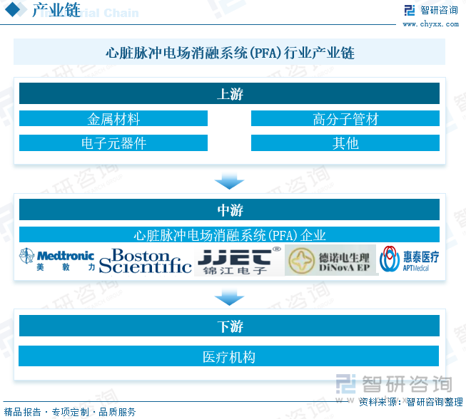 心脏脉冲电场消融系统(PFA)行业产业链