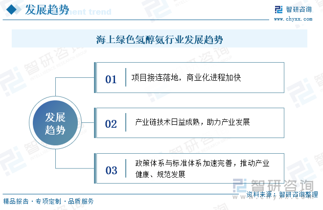 海上绿色氢醇氨行业发展趋势