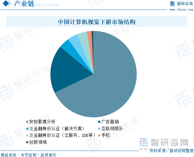 中国计算机视觉下游市场结构