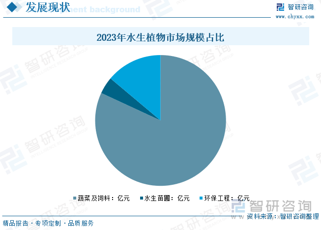 2023年水生植物市场规模占比