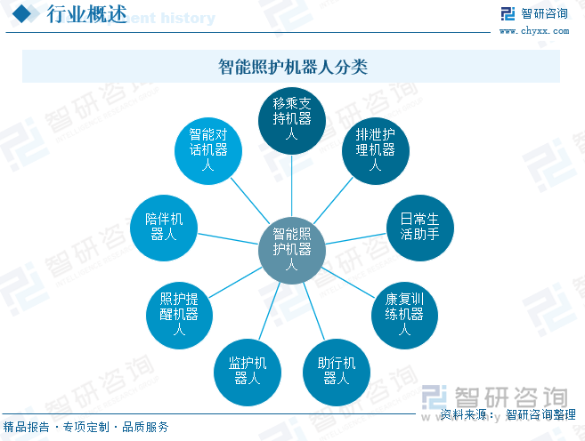 智能照护机器人分类