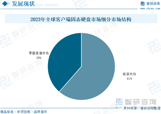 2023年全球客户端固态硬盘市场细分市场结构