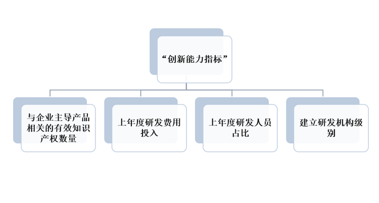 上海市专精特新中小企业认定标准中的“创新能力指标”