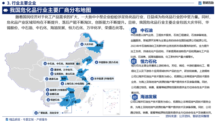 其中，中石油是以油氣業(yè)務(wù)、工程技術(shù)服務(wù)、石油工程建設(shè)、石油裝備制造、金融服務(wù)、新能源開發(fā)等為主營業(yè)務(wù)的綜合性國際能源公司。2023年中石油煉油化工和新材料業(yè)務(wù)搶抓市場恢復有利時機，全力提升加工負荷，持續(xù)優(yōu)化產(chǎn)品結(jié)構(gòu)，不斷提高煉油特色產(chǎn)品和高端化工產(chǎn)品比例，石油焦、潤滑油基礎(chǔ)油、化工新材料產(chǎn)量大幅增長，乙烯、對二甲苯（PX）產(chǎn)品產(chǎn)量持續(xù)提升。2023年中石油的汽油、煤油、柴油產(chǎn)量分別為4977.6萬噸、1456.1萬噸、5839.9萬噸，分別較2022年增長14.4%、77.7%、8.9%。