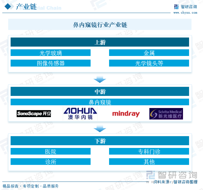 鼻内窥镜行业产业链