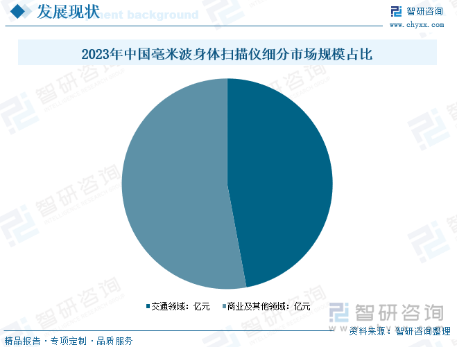 2023年中国毫米波身体扫描仪细分市场规模占比