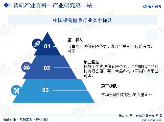 中國果葡糖漿行業(yè)競爭梯隊