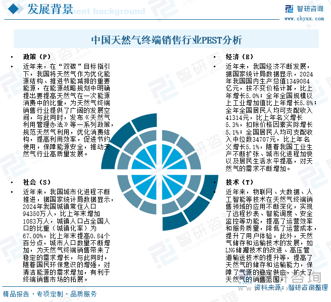 中国天然气终端销售行业PEST分析