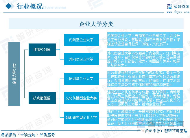 企业大学分类