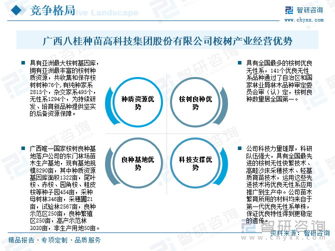 广西八桂种苗高科技集团股份有限公司桉树产业经营优势