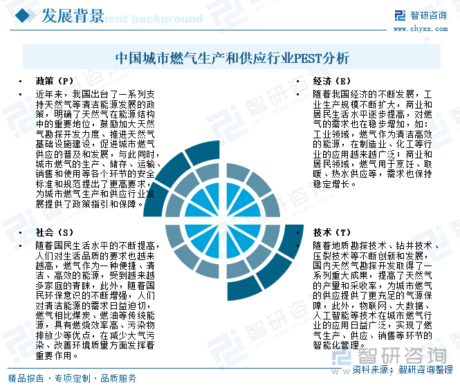 中国城市燃气生产和供应行业PEST分析