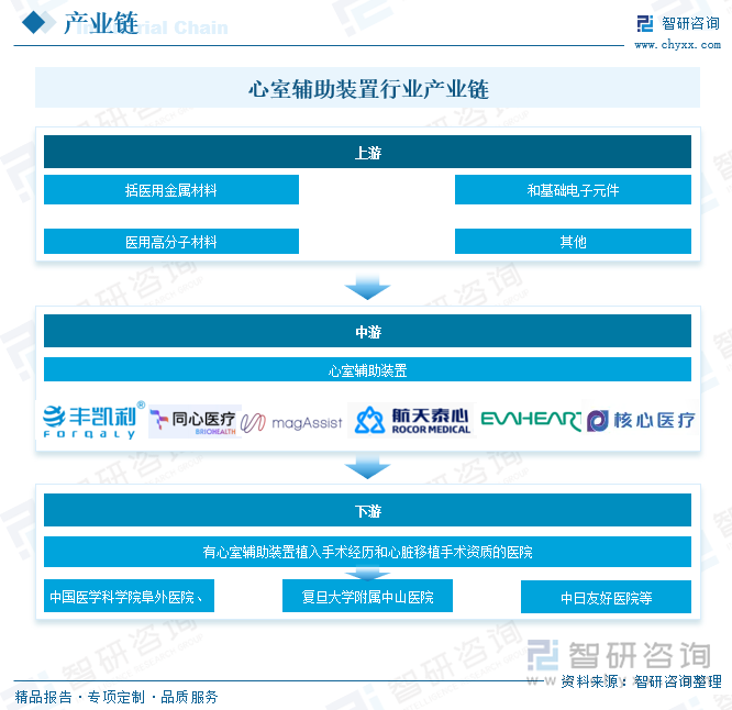 心室辅助装置行业产业链