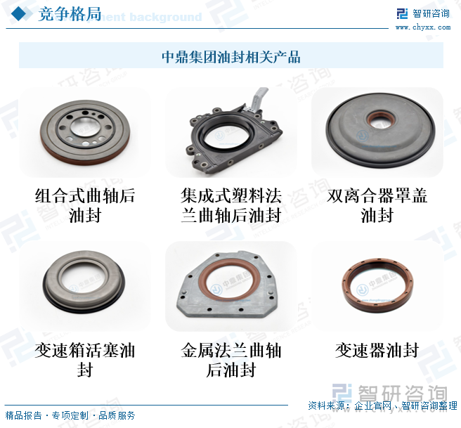 中鼎集團(tuán)油封相關(guān)產(chǎn)品