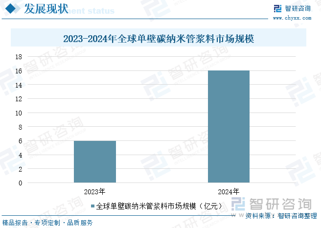 2023-2024年全球單壁碳納米管漿料市場規(guī)模