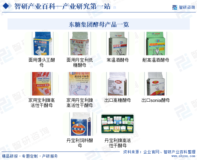 東糖集團(tuán)酵母產(chǎn)品一覽