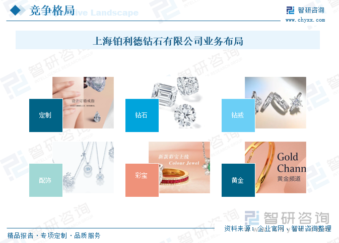 上海鉑利德鉆石有限公司業務布局