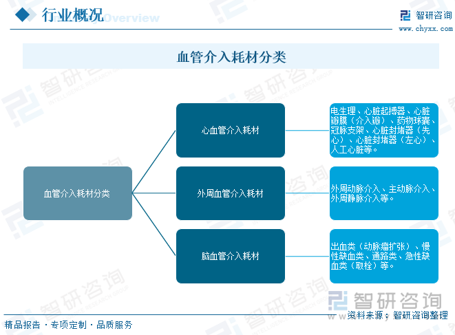 血管介入耗材分類