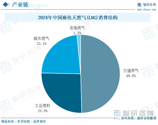 2024年中國(guó)液化天然氣(LNG)消費(fèi)結(jié)構(gòu)