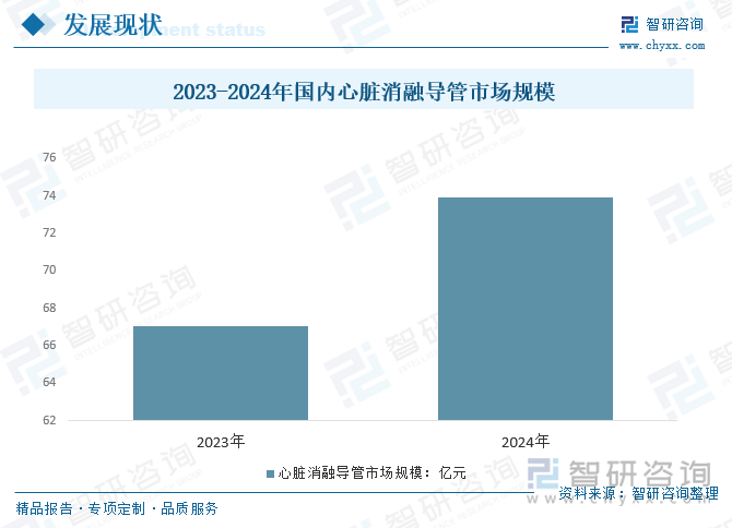 2023-2024年國內(nèi)心臟消融導(dǎo)管市場規(guī)模