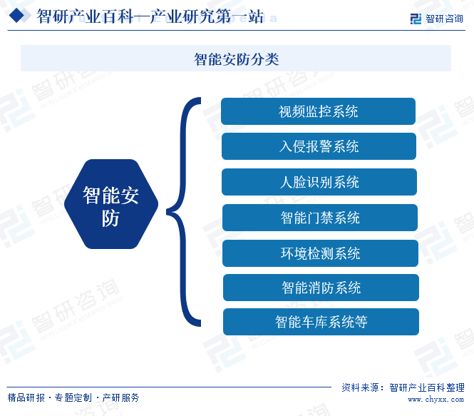 智能安防分類