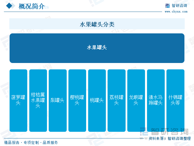 水果罐頭分類