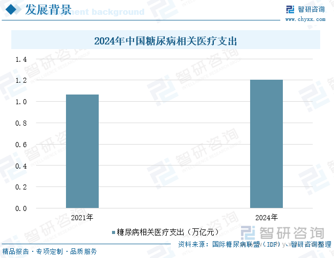 2024年中國糖尿病相關(guān)醫(yī)療支出