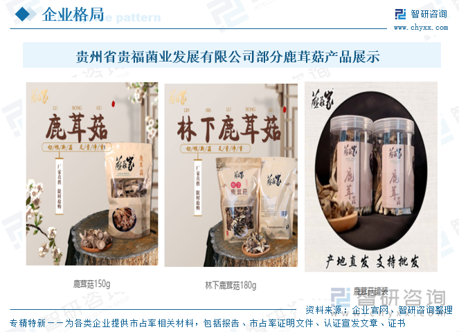 貴州省貴福菌業(yè)發(fā)展有限公司部分鹿茸菇產(chǎn)品展示