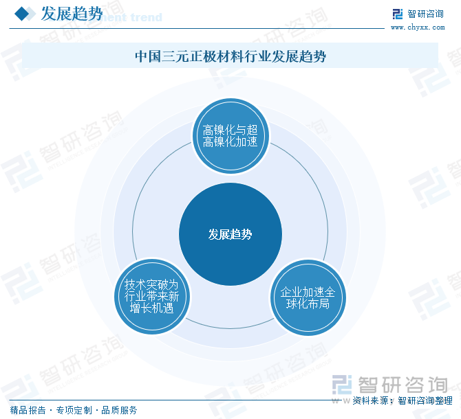 中国三元正极材料行业发展趋势