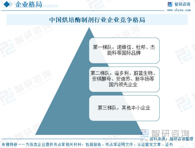 中国烘培酶制剂‌行业企业竞争格局