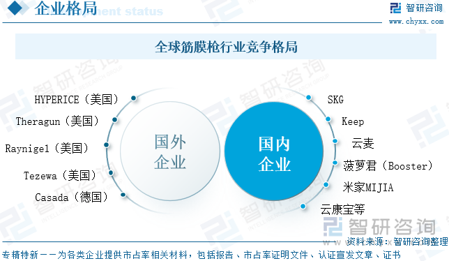 全球筋膜槍行業(yè)競爭格局