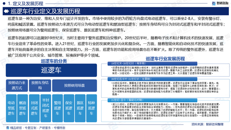 基于此，依托智研咨詢(xún)旗下巡邏車(chē)行業(yè)研究團(tuán)隊(duì)深厚的市場(chǎng)洞察力，并結(jié)合多年調(diào)研數(shù)據(jù)與一線(xiàn)實(shí)戰(zhàn)需求，智研咨詢(xún)推出《2025-2031年中國(guó)巡邏車(chē)行業(yè)市場(chǎng)競(jìng)爭(zhēng)現(xiàn)狀及未來(lái)前景研判報(bào)告》。本報(bào)告立足巡邏車(chē)新視角，聚焦行業(yè)核心議題——變化趨勢(shì)（怎么變）、用戶(hù)需求（要什么）、投放選擇（投向哪）、運(yùn)營(yíng)方法（如何投）及實(shí)踐案例（看一看），期待攜手行業(yè)伙伴，共謀行業(yè)發(fā)展新格局、新機(jī)遇，推動(dòng)巡邏車(chē)行業(yè)發(fā)展。深耕中國(guó)巡邏車(chē)領(lǐng)域十余年，智研咨詢(xún)?cè)笖y手行業(yè)企業(yè)，提供有效信息、專(zhuān)業(yè)咨詢(xún)及定制化解決方案，助力巡邏車(chē)產(chǎn)業(yè)持續(xù)發(fā)展。