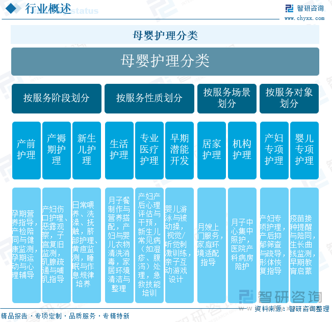 母嬰護(hù)理分類