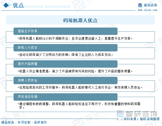 碼垛機(jī)器人優(yōu)點(diǎn)