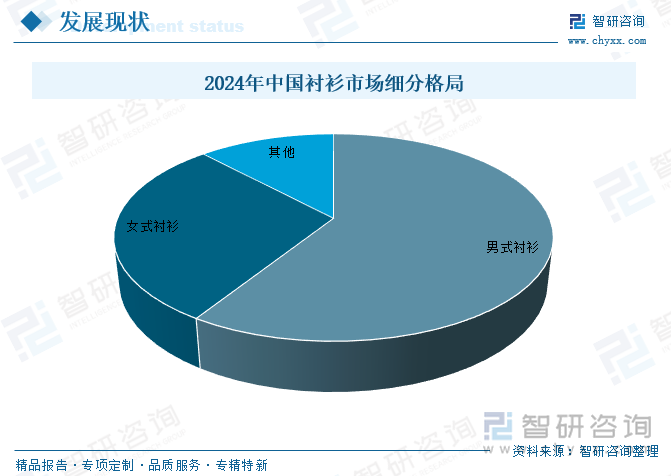 2024年中國(guó)襯衫市場(chǎng)細(xì)分格局