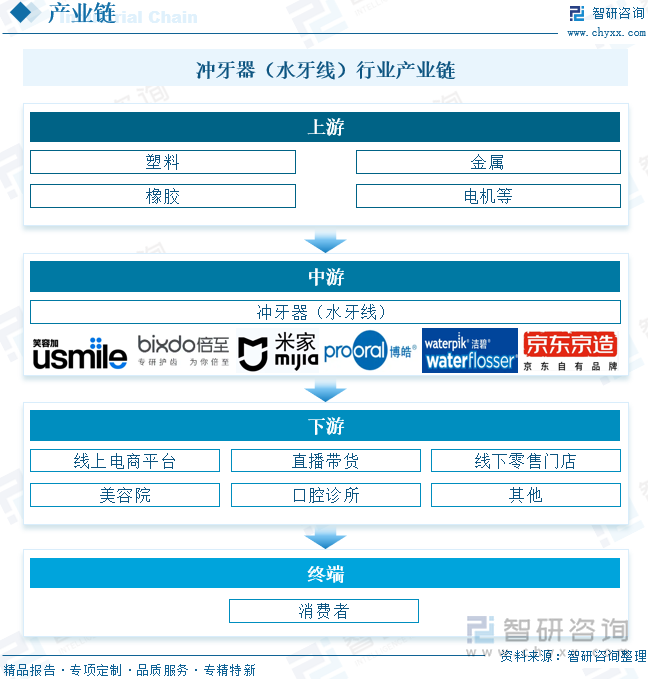冲牙器（水牙线）行业产业链