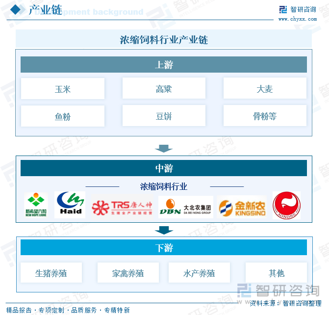 濃縮飼料行業(yè)產(chǎn)業(yè)鏈