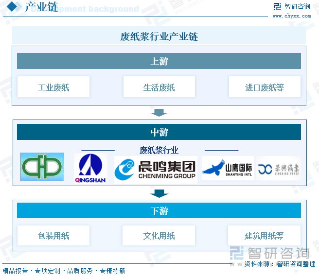废纸浆行业产业链
