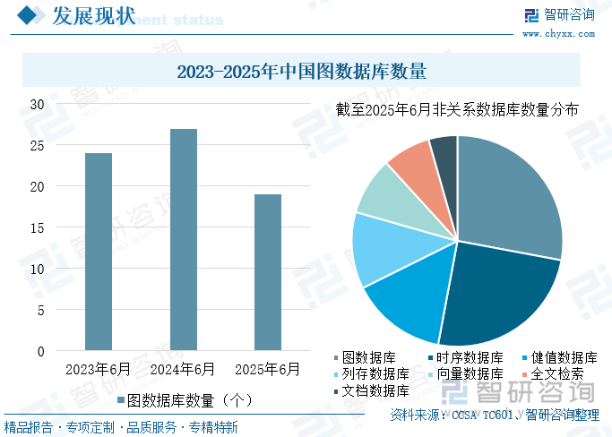 2023-2025年中國圖數(shù)據(jù)庫數(shù)量